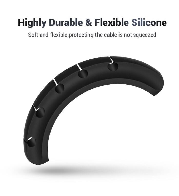 Silicone Storage Cable Management Cable Clamp