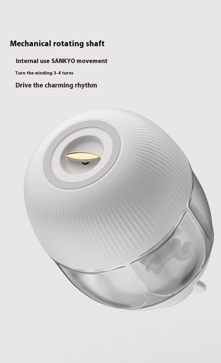 USB Rechargable Cool Mist Humidifier Creative Carousel Humidifier For Living Room Bedroom Office Electric Air Humidifier