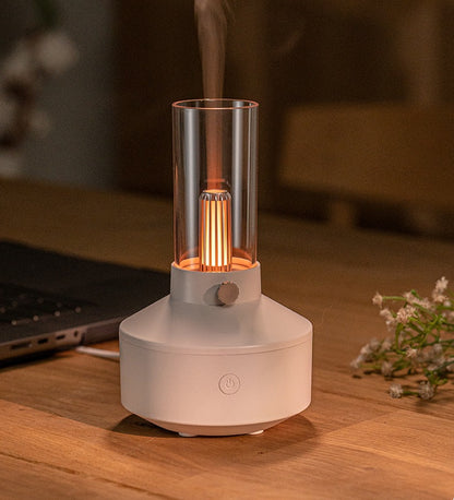 2023 New Arrival Ultrasonic Humidifier Retro 150ml Night Light Essential Oil Aroma Diffuser For Home Office