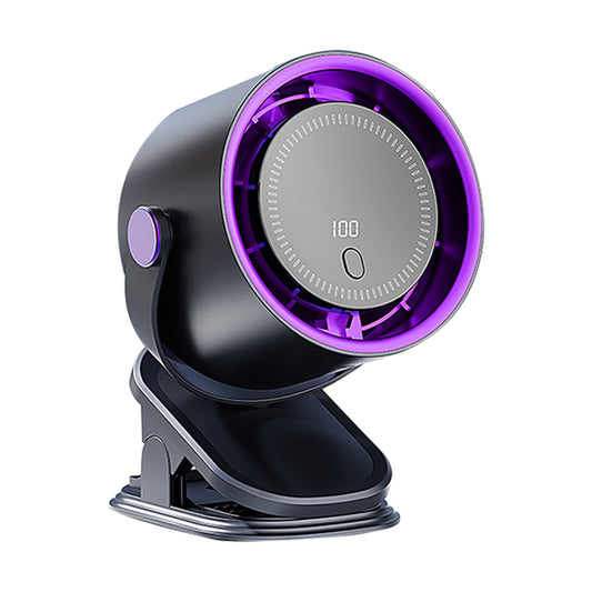 Mini LED Display Circulating Desk Fan
