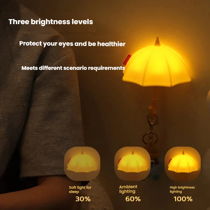 Mini Umbrella Magnetic Silicone Light