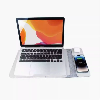 4 in 1 Wiresless Charging Laptop Sleeve