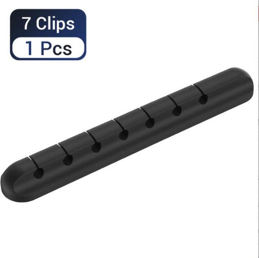 Silicone Storage Cable Management Cable Clamp